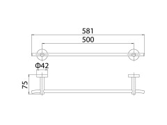 Полотенцедержатель MAMOLI ACCESSORI BAGNO 6710001