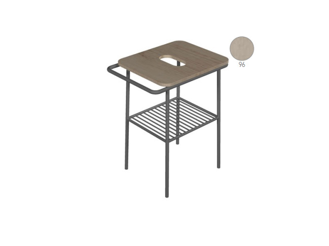 Консоль с деревянной столешницей Scarabeo FUJI 6016NROP/96