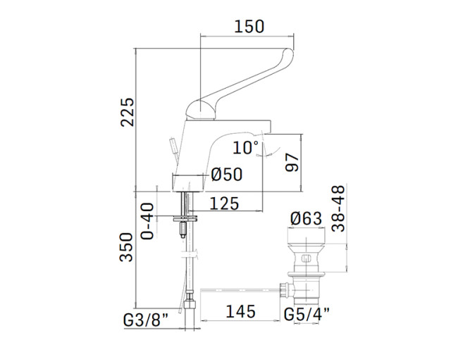 Смеситель для раковины MAMOLI VIP4 478800000051