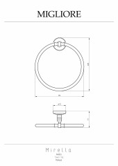 Кольцо, бронза Migliore Mirella