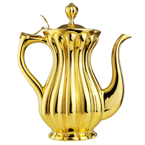 Кувшин керамика золото/крышка золото Migliore Olivia