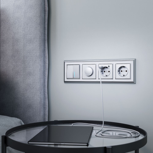 Диммер (серебряный) W1142006