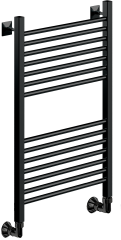 Полотенцесушитель Ника MODERN ЛМ-2 80/40 RAL9005 черный матовый