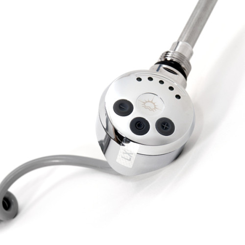 Электрический ТЭН LUX-01T-300 с терморегулятором 300W хром