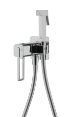 12157 Смеситель встраиваемый с ГИГ. душем (ХРОМ) GANZER (10/1шт)