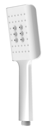 1055-F Лейка для душа 1 режим. (самоочищающая,БЕЛЫЙ)  GANZER  (50/1шт)