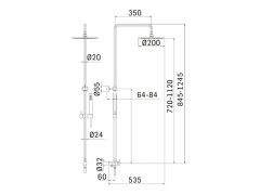 Душевая стойка MAMOLI SHOWER PROGRAM 388402560021