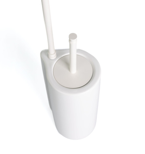 Stil Haus Hashi, стойка h62 см: бумагодержатель/белый керамический ёрш, цвет белый матовый