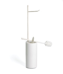 Stil Haus Hashi, стойка h62 см: бумагодержатель/белый керамический ёрш, цвет белый матовый