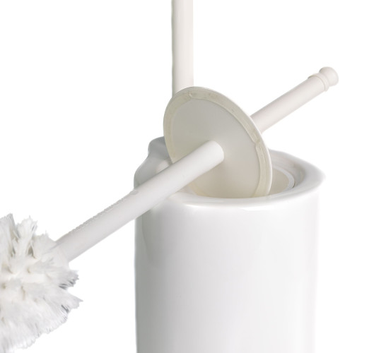 Stil Haus Hashi, стойка h62 см: бумагодержатель/белый керамический ёрш, цвет белый матовый