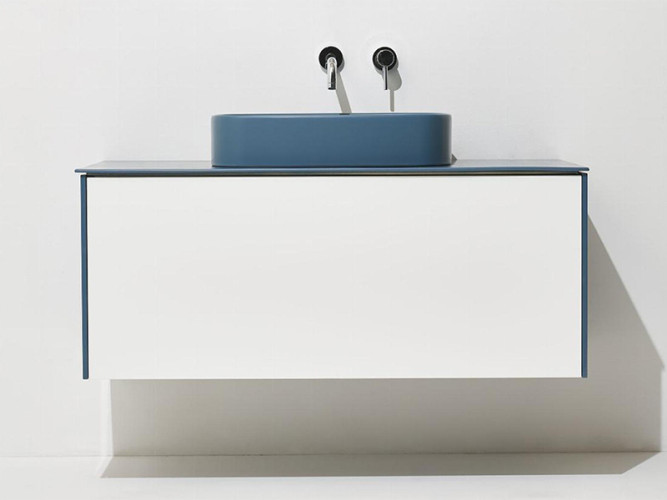 Подвесная тумба для раковины SIMAS FORIU FOM100 bia/bia matt