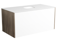 Подвесная тумба для раковины SIMAS FORIU FOM100 bia/bia matt