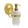 Дозатор жидкого мыла настенный, керамика/золото Migliore MONTECARLO