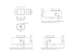 Раковина накладная HATRIA HAPPY HOUR A0Y2A002