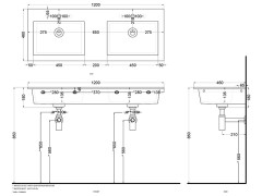 Раковина подвесная CIELO ERA-ECO ERLA120 CA