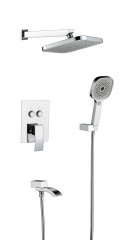 433563 Встроенный смес для душа с 3-функ. (ХРОМ) ViEiR  (4/1шт)