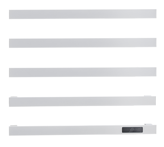 Встроенный ЭЛ. П-сушител на 5 полки (БЕЛЫЙ,квадрат)  ViEiR (3/1шт)