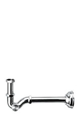 Emmevi, s-образный сифон для раковины, цвет золото