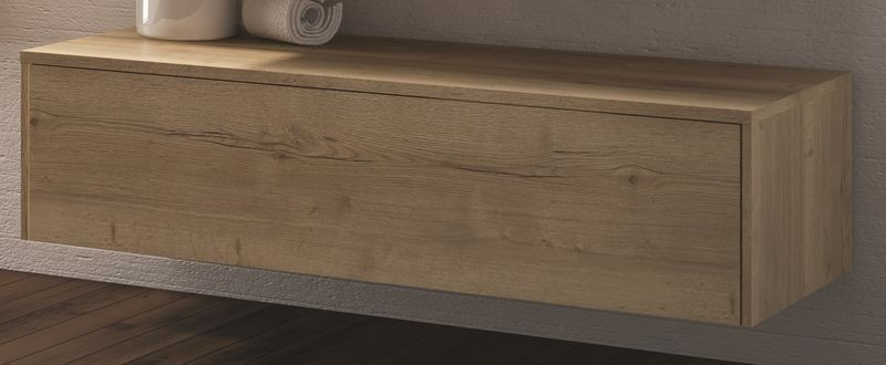 IBX RUT, навесной модуль 100 см, 1 ящик PUSH, включая верхнюю крышку TAPALUX, цвет галифакс