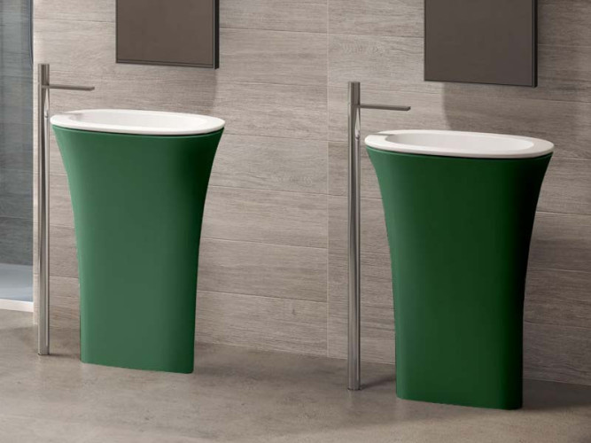 Колонна для раковины с сифоном CIELO AMEDEO AMCOLO MU