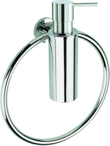 Stil Haus Medea, полотенцедержатель - кольцо + металлический дозатор, цвет хром