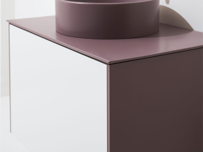 Подвесная тумба для раковины SIMAS FORIU FOM80 bia/bia matt