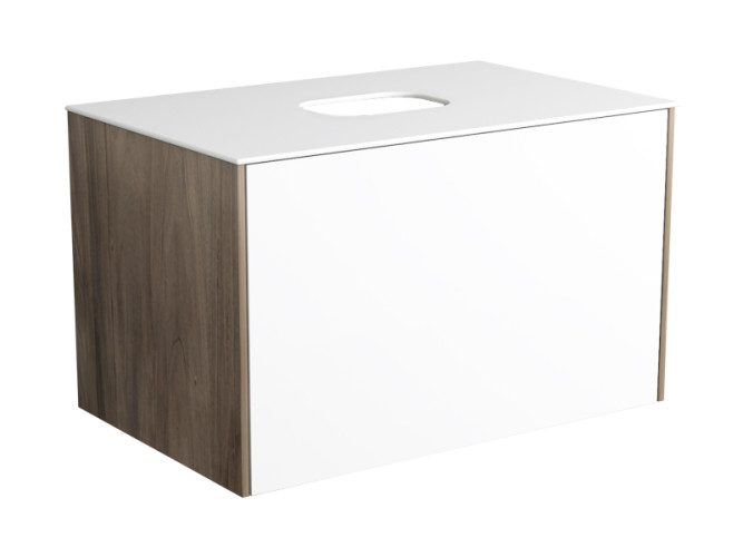 Подвесная тумба для раковины SIMAS FORIU FOM80 bia/bia matt