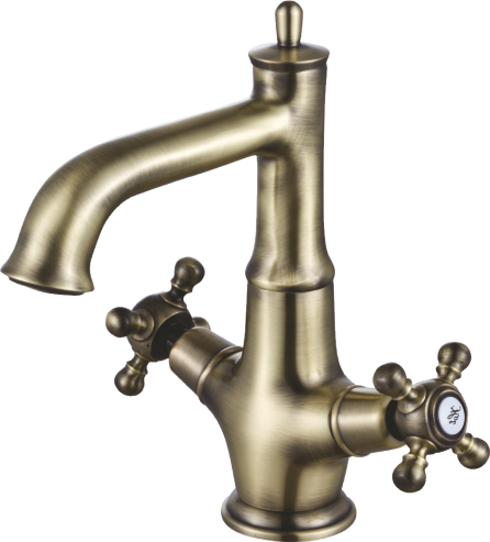 09013-D Смеситель  для умыв. БРОНЗ "GANZER"  (10/1шт)