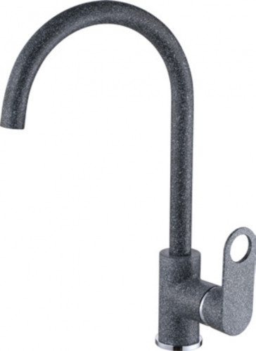 043521-HC Смеситель од. для кухни выс. (черно серый точ.) ViEiR (10/1шт)