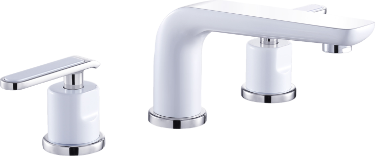 52011-F Смеситель на борт раковины (3-отв) GANZER  (8/1шт)