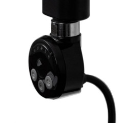 Электрический ТЭН LUX-01T-300 с терморегулятором 300W черный МАТОВЫЙ