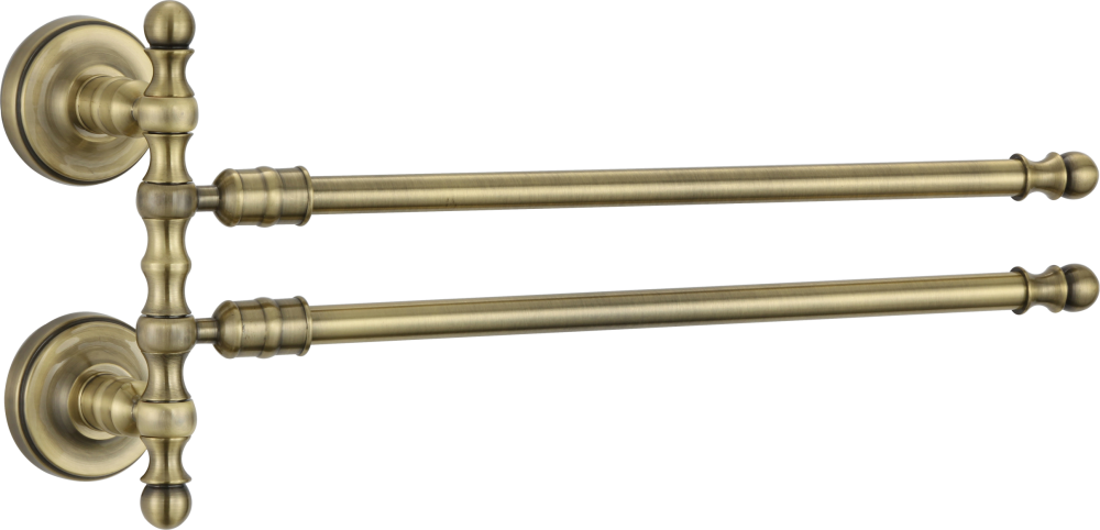 31012-D П/держатель поворот. 2-ной (БРОНЗА) GANZER  (10/1шт)