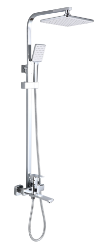 33010 Однорукий душевой релинг (ХРОМ)  HANSEN  (5/1шт)