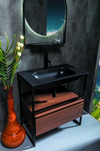 Ящик под консоль LOFT 80 dark wood, 1 полка