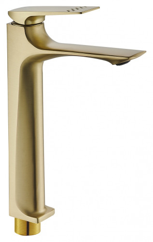 11020-S Смеситель од. для раковины-чаши (Мат. Золото) HANSEN (10/1шт)