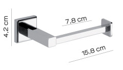 Gedy Colorado, бумагодержатель, цвет хром