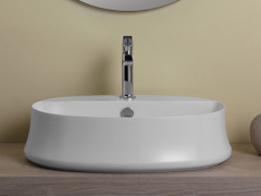 Раковина накладная овальная SIMAS SHARP SH 05