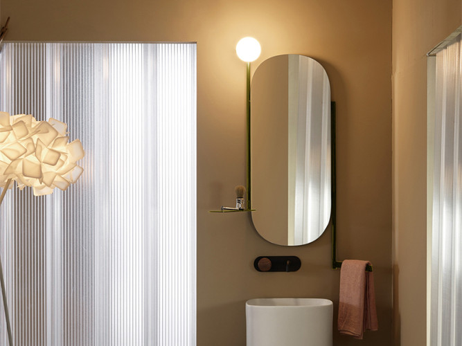 Зеркало c полотенцедержателем Scarabeo DIVA 2704/ORS