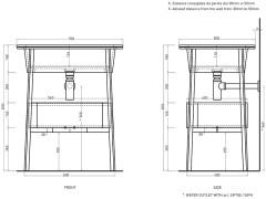 Ящик для консоли CIELO I CATINI CACOL BA