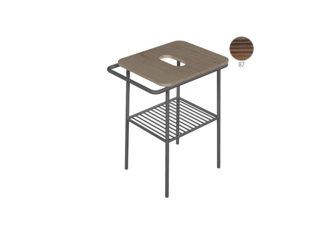 Консоль с деревянной столешницей Scarabeo FUJI 6016NROP/87