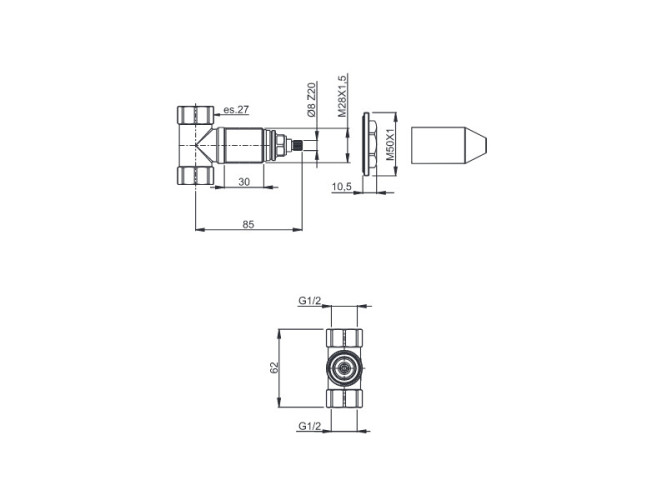 Встроенная часть смесителя FIMA CARLO FRATTINI FLUID F2220