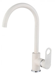043521-F1 Смеситель од. для кухни выс. (МОЛ. БЕЛЫЙ) ViEiR (10/1шт)