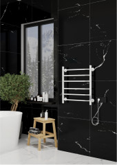 Полотенцесушитель Электрич.кабельный Ника WAY-3 60/50 RAL9016 белый матовый левый тэн