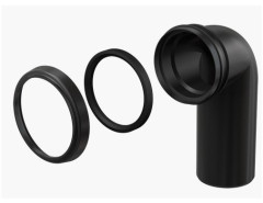 Колено 90° СТОКА для инст. DN90/90  АлкаПласт (20/1шт)