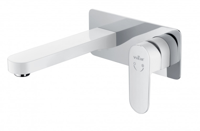 283513-F Встроенный смес для рак. (БЕЛЫЙ) ViEiR  (10/1шт)