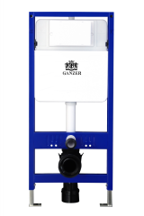 Инсталляция для подвесного унитаза (БЕЗ КНОПКИ)  GANZER