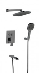 433563-G Встроенный смес для душа с 3-функ. (ГРАФИТ) ViEiR  (4/1шт)