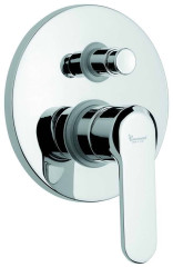 Emmevi Nefer, встраиваемый смеситель для душа с дивертером на 2 выхода, цвет хром