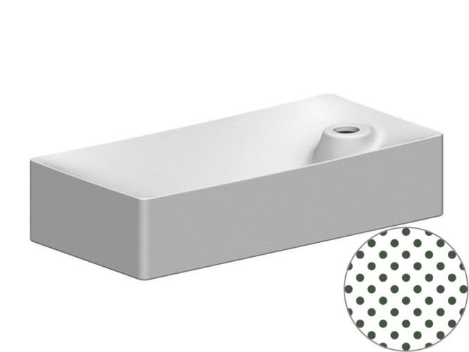 Раковина накладная/ подвесная Scarabeo SOFT-HUNG-CUBE 1501/SEV