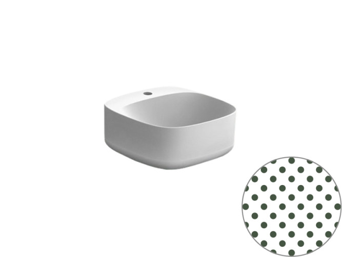 Раковина накладная Scarabeo MOON 5504/SEV